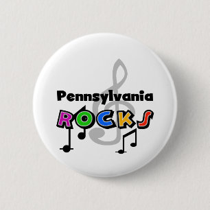 Pennsylvania Rocks 2 Inch Round Button