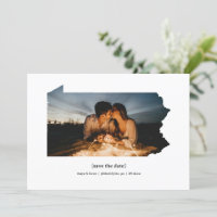 Pennsylvania Save the Date Photo Card