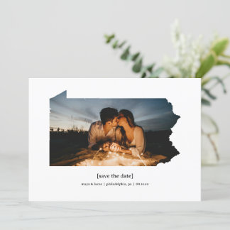 Pennsylvania Save the Date Photo Card
