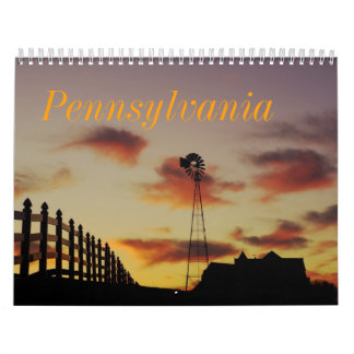 Pennsylvania Scenic Images Custom Printed Calendar