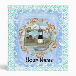 Pennsylvania Shells Lighthouse Binder