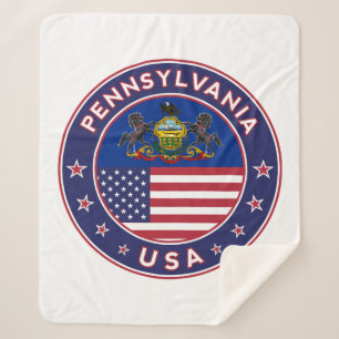 Pennsylvania Sherpa Blanket