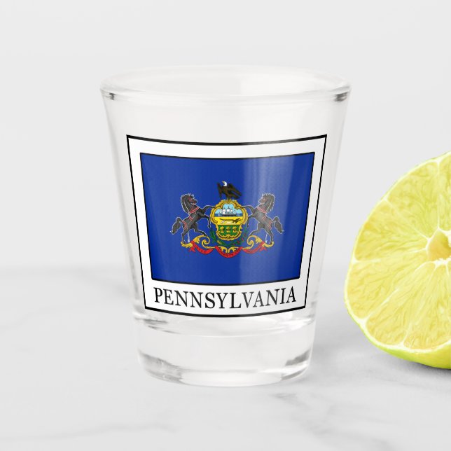 Pennsylvania Shot Glass (Front)