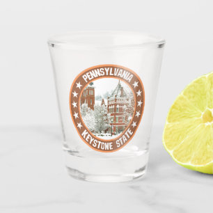 Pennsylvania shot glass