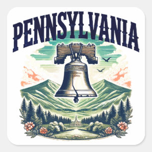 Pennsylvania Square Sticker