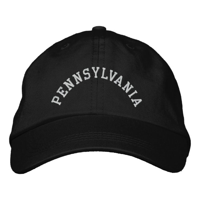 Pennsylvania State Embroidered Embroidered Hat (Front)