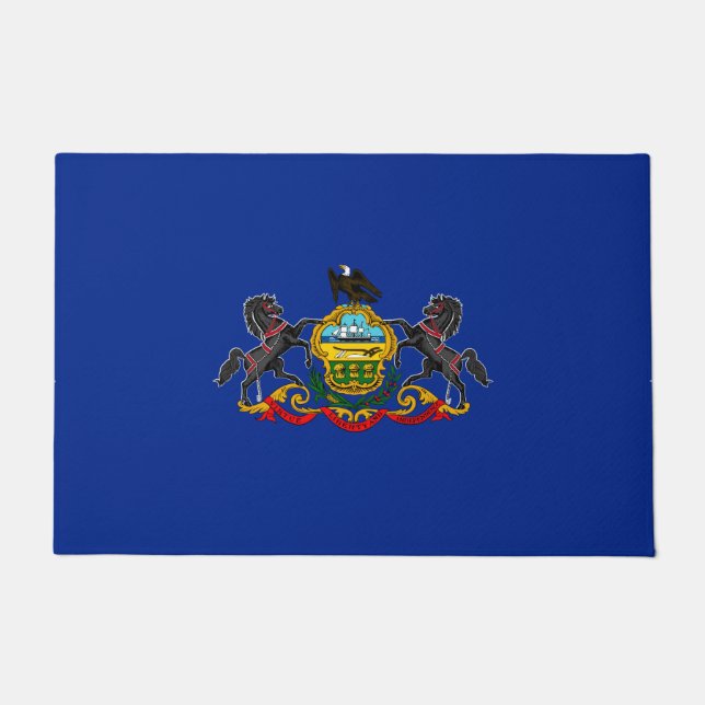 Pennsylvania State Flag Design Doormat (Front)