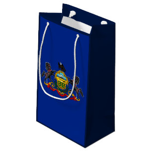 Pennsylvania State Flag Design Small Gift Bag