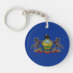 Pennsylvania State Flag Keychain