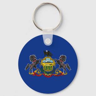 Pennsylvania State Flag Keychain
