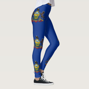 Pennsylvania State Flag Leggings