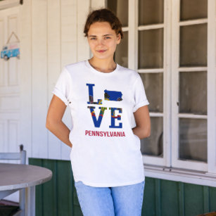 Pennsylvania State Love USA T-Shirt