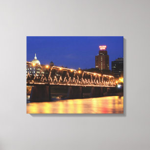Pennsylvania State Walnut Street Bridge Canvas Print
