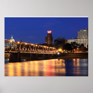 Pennsylvania State Walnut Street Bridge Poster