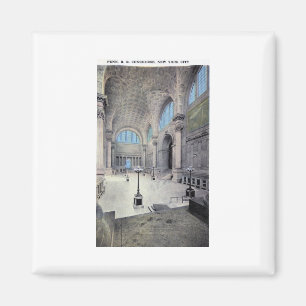 Pennsylvania Station, New York City 1913 Vintage Magnet