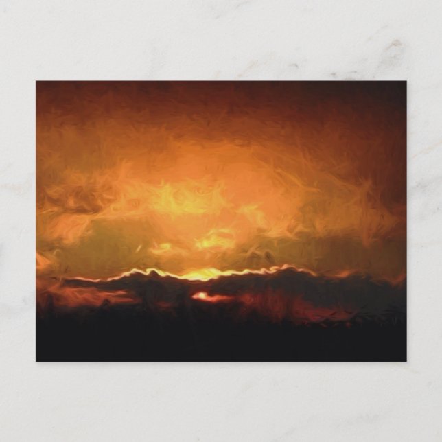 Pennsylvania Sunset Postcard (Front)