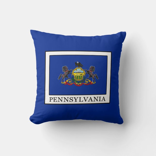 Pennsylvania Throw Pillow (Front)