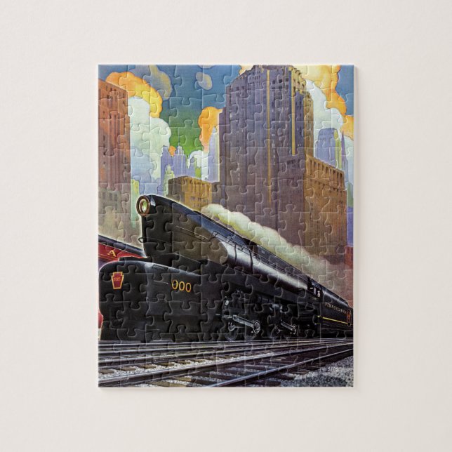 Pennsylvania Train by Unknown Jigsaw Puzzle (Vertical)