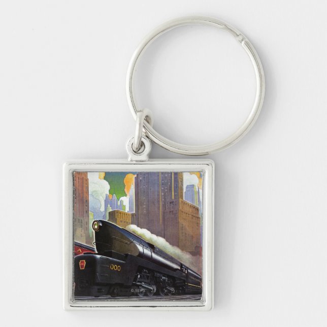 Pennsylvania Train by Unknown Keychain (Front)