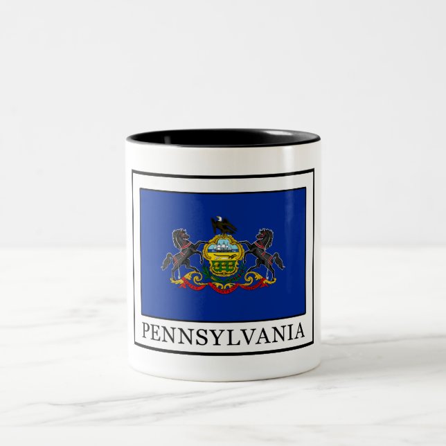 Pennsylvania Two-Tone Coffee Mug (Center)