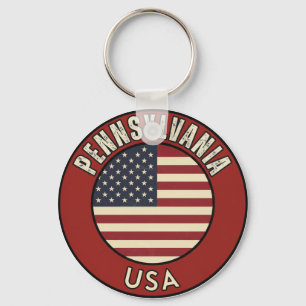 Pennsylvania United States of America Keychain