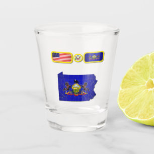 PENNSYLVANIA, USA, UNITED STATES. SAMER BRASIL SHOT GLASS