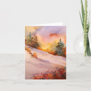 Pennsylvania Winter Sunrise Note Card