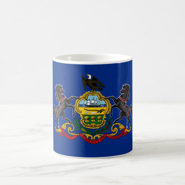 Pennsylvanian Flag Coffee Mug (Center)