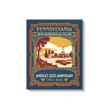 Pennsylvanie Art Déco 250e anniversaire de l'Améri