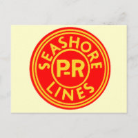 Pennsylvanie Lecture Seashore Lines Logo Carte pos