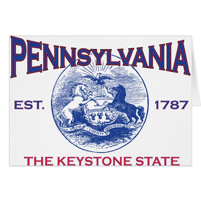 PENNSYLVANIE L'État Clé (Devant horizontal)