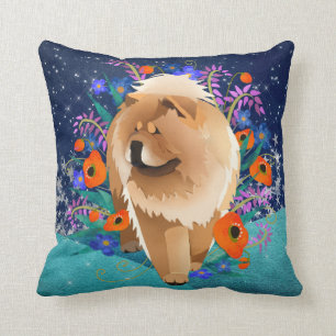 PENNY 4 UR THOUGHTS Chow stars- choose size/style Throw Pillow