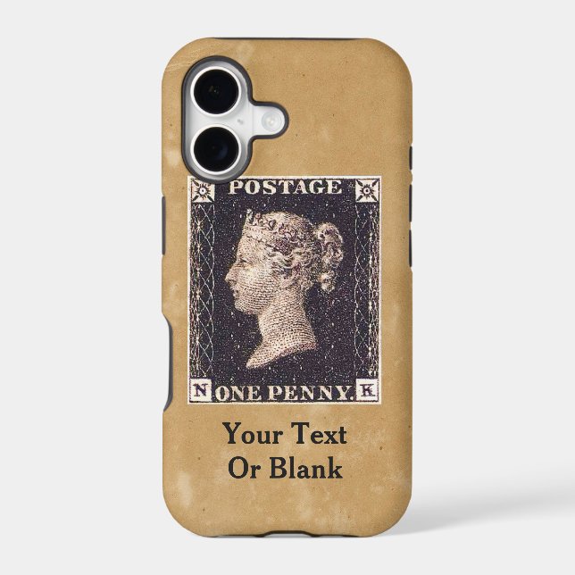 Penny Black Postage Stamp (Back)