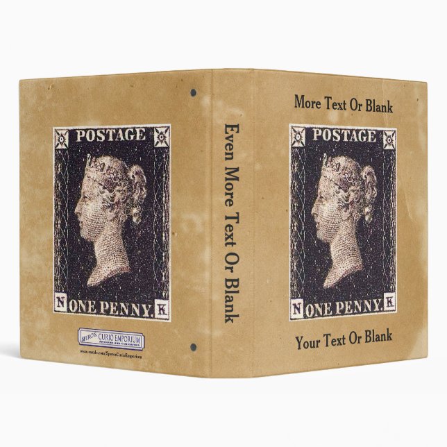Penny Black Postage Stamp Binder (Background)