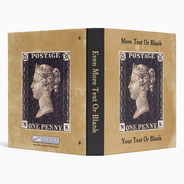 Penny Black Postage Stamp Binder (Background)