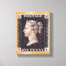 Penny Black Postage Stamp