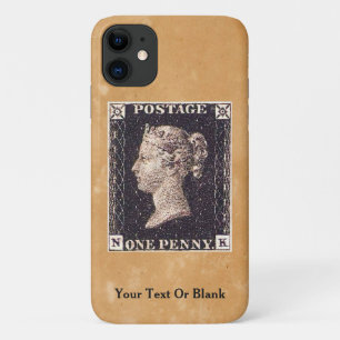 Penny Black Postage Stamp iPhone 11 Case