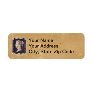 Penny Black Postage Timbre