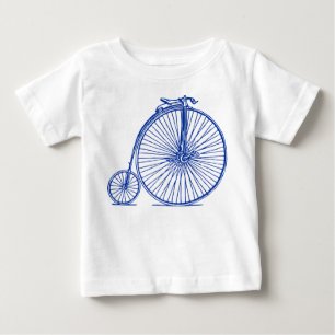 Penny Farthing - Navy Baby T-Shirt