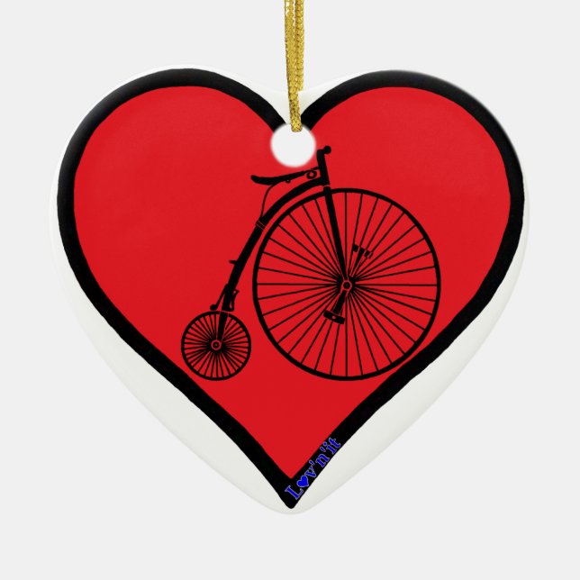 penny farthing ornament (Front)