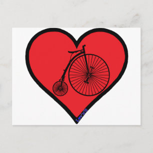 penny farthing postcard