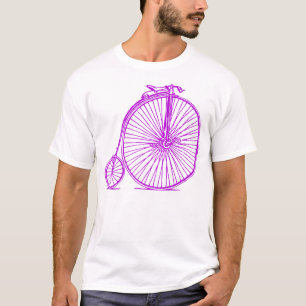 Penny Farthing - Purple T-Shirt