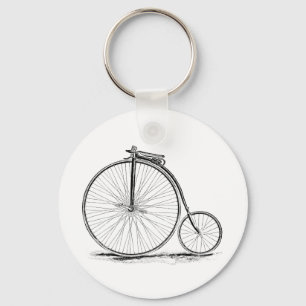 Penny Farthing Vintage High-Wheel Bicycle Keychain