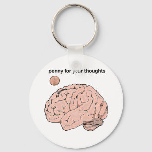 Penny  for your Thoughts Keychain