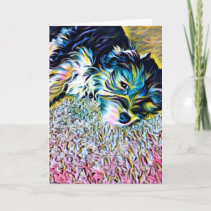 Penny the Morkie notecard