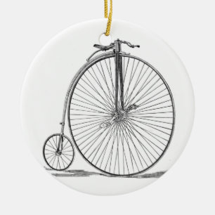 Pennyfarthing Ceramic Ornament