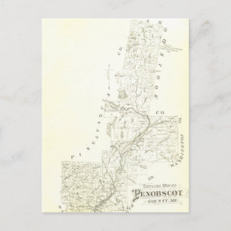 Penobscot County, Maine Postcard