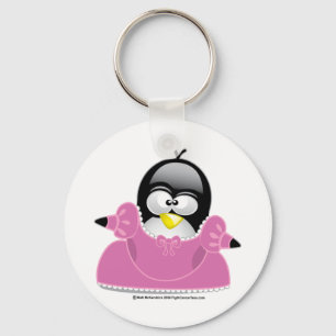 Penquin Princess Keychain