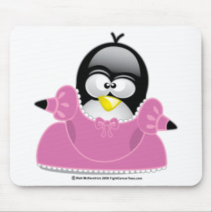 Penquin Princess Mouse Pad