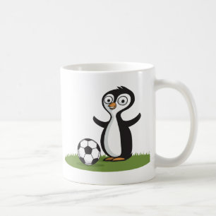 Penquin Soccer Coffee Mug